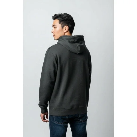 Arizona Jean Co Mens Sweatshirt‎ Size XS Dark Gray Hoodie kangaroo Pockets Soft - Picture 4 of 6